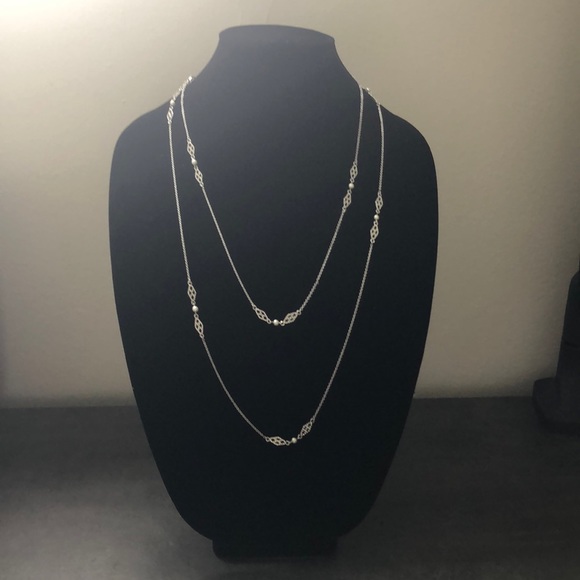 Ralph Lauren beaded long chain necklace - Picture 2 of 8